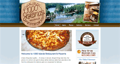 Desktop Screenshot of 1000islandspizza.com