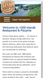 Mobile Screenshot of 1000islandspizza.com